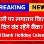 RBI Bank Holiday Calendar